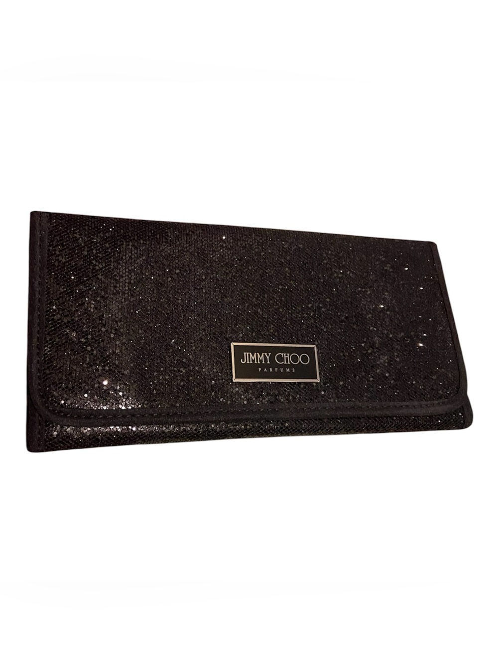 Jimmy Choo Black Sequin Clutch